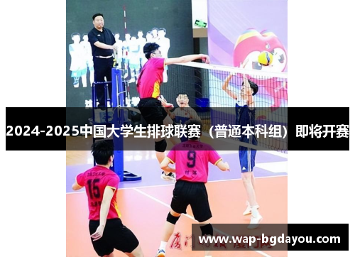 2024-2025中国大学生排球联赛（普通本科组）即将开赛